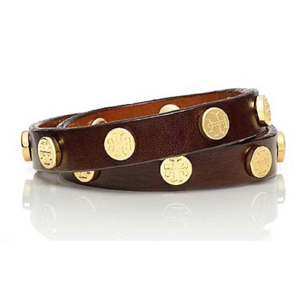 Tory Burch leather wrap bracelet